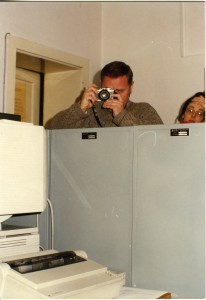 Ivan Lozica snima u Institutu, 1996.
