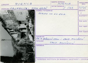Etnološka i folklorna građa otoka Brača, 1969.: Pogled na dio sela.