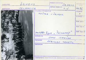 Moštra u Žrnovu (Korčula), 1966.Završetak figure 