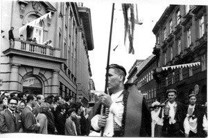1. Međunarodna smotra folklora u Zagrebu (MSF), 1966. Mimohod KUD 