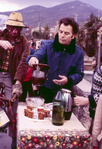 Poklade u Kastavštini, 1984.: Nuđenje hranom i pićem