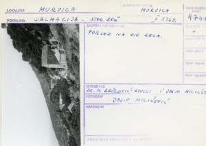 Etnološka i folklorna građa otoka Brača, 1969.: Pogled na dio sela.
