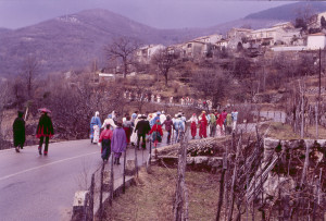 Poklade u Kastavštini, 1984.: Maškare u povorci