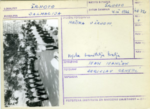 Moštra u Žrnovu (Korčula), 1966.Vojska branitelja kralja.