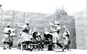 1. Međunarodna smotra folklora u Zagrebu (MSF), 1966. Ljetna pozornica. Izvođenje 