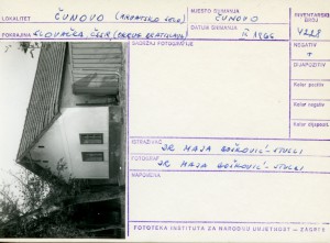 Folklorna građa hrvatskih sela u Slovačkoj; Devinska Nova Ves, 1966.: Kuća