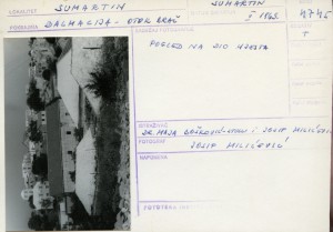 Etnološka i folklorna građa otoka Brača, 1969.: Pogled na dio mjesta.