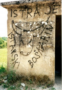 Grafiti: "Istarski boškarin"