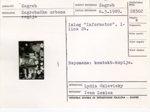 8. mart u Zagrebu 1989.: Izlog "Informator", Ilica 24