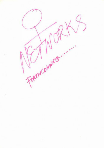 Networks  forthcoming