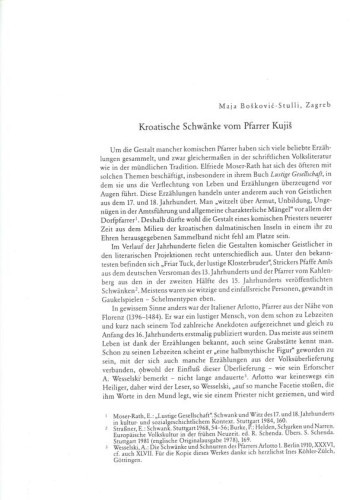 Kroatische Schwänke vom Pfarrer Kujiš