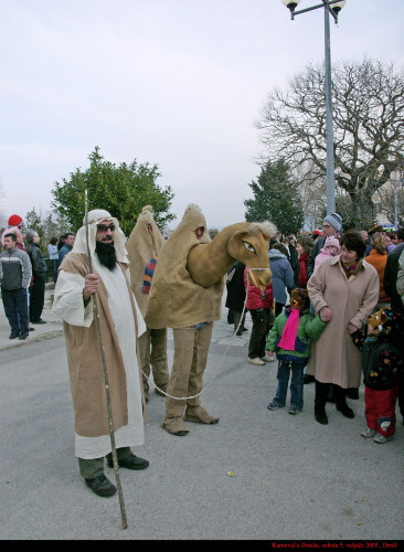 Karnevalska povorka u Drnišu, 5. veljače 2005.