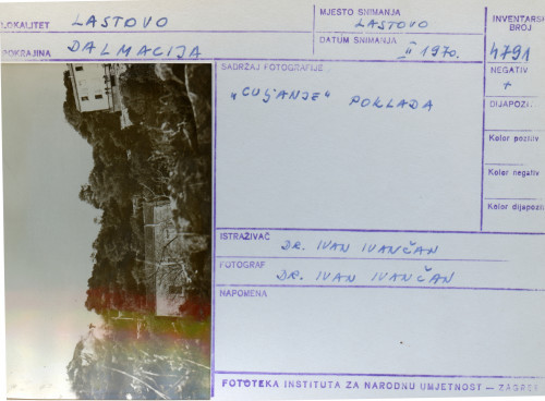 Plesni običaji otoka Lastova, 1970. "Culjanje" poklada.