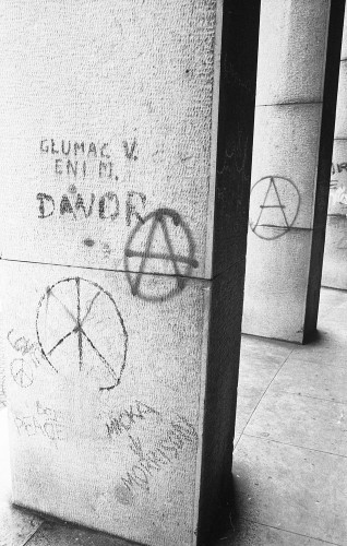 Grafiti u Zagrebu.